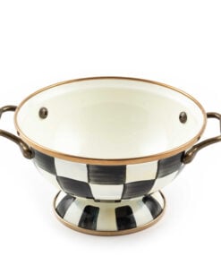 Mackenzie-Childs – Courtly Check Enamel Simply Anything Bowl