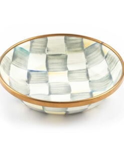 Mackenzie-Childs – Sterling Check Enamel Dipping Bowl
