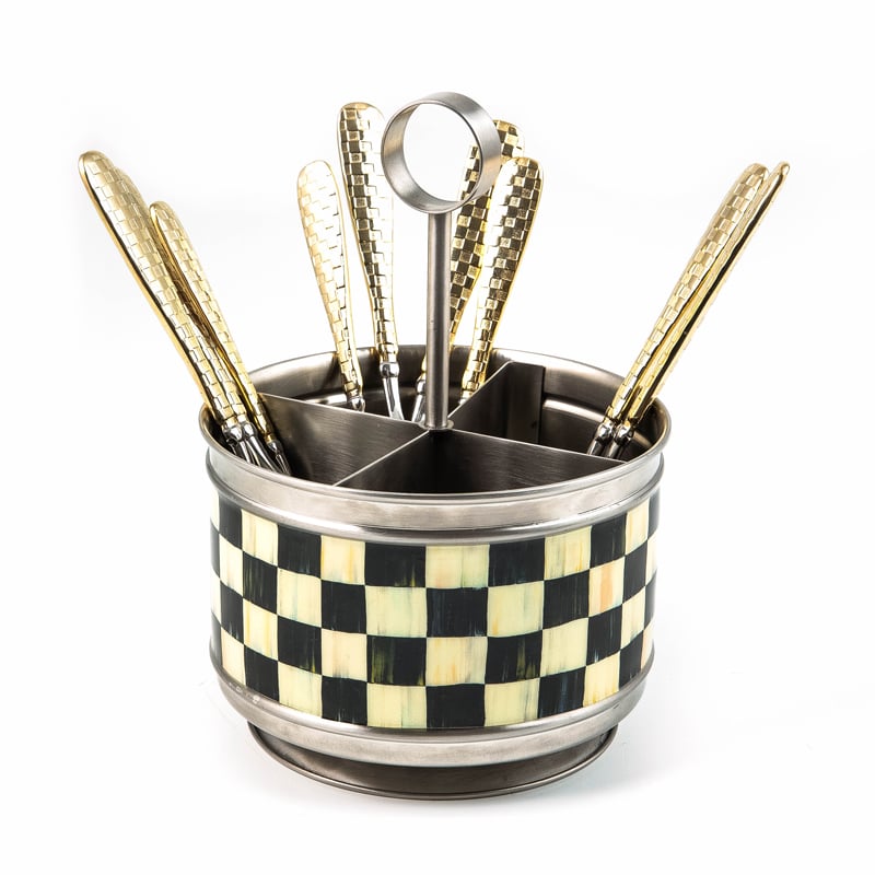 MacKenzie-Childs  Courtly Check Utensil Set