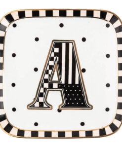 Mackenzie-Child's - Monogram Dish - A