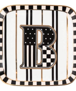 Mackenzie-Child's - Monogram Dish - B