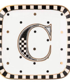 Mackenzie-Child's - Monogram Dish - C