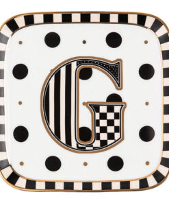 Mackenzie-Child's - Monogram Dish - G