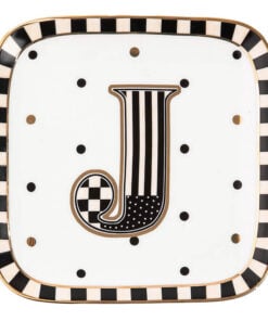 Mackenzie-Child's - Monogram Dish - J