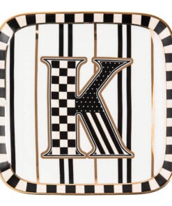 Mackenzie-Child's - Monogram Dish - K