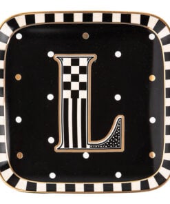 Mackenzie-Child's - Monogram Dish - L