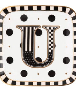 Mackenzie-Child's - Monogram Dish - U