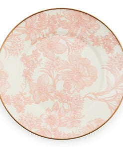 Mackenzie-Childs Rosy English Garden Enamel Dinner Plate