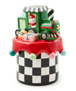 Mackenzie-Childs - Granny Kitsch Train Lidded Dish
