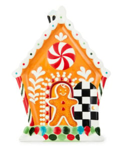 Mackenzie-Childs - Bake Shop Gingerbread House Cookie Plate
