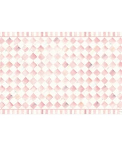 Mackenzie-Childs - Rosy Check 3' X 5' Floor Mat