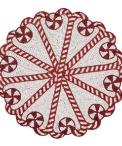 MacKenzie-Childs Peppermint Beaded Placemat