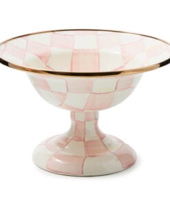 Mackenzie-Childs - Rosy Check Small Compote