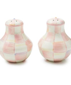 Mackenzie-Childs - Rosy Check Salt & Pepper Shakers