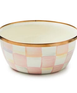Mackenzie-Childs - Rosy Check Pinch Bowl