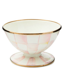 Mackenzie-Childs - Rosy Check Ice Cream Dish