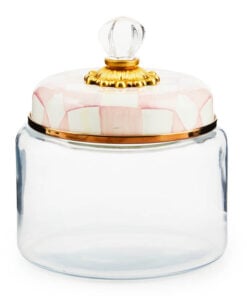 Mackenzie-Childs - Rosy Check Kitchen Canister, Small