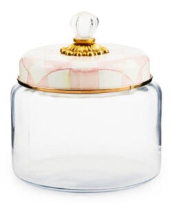 Mackenzie-Childs - Rosy Check Kitchen Canister, Medium