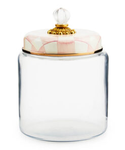 Mackenzie-Childs - Rosy Check Kitchen Canister, Large