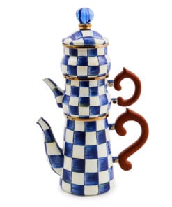 Mackenzie-Childs - Royal Check Stackable Coffee Set