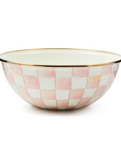 Mackenzie-Childs - Rosy Check Medium Everyday Bowl