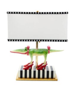 MacKenzie-Childs Patience Brewster Gloria Alligator Table Lamp