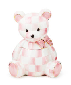 MacKenzie-Childs Rosy Bear Cookie Jar
