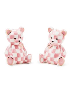MacKenzie-Childs Rosy Bear Salt & Pepper Set