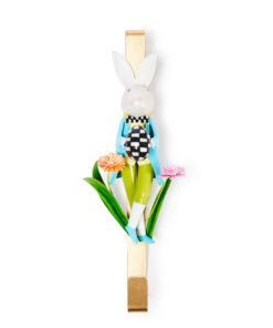 MacKenzie-Childs Calico Rabbit Wreath Hanger
