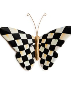 MacKenzie-Childs Courtly Check Butterfly Pot Climber