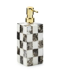 MacKenzie-Childs Courtly Check Capiz Soap Pump