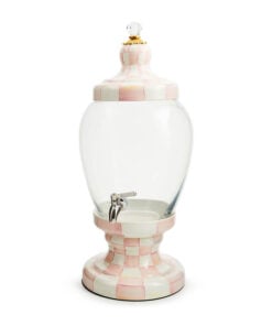 MacKenzie-Childs Rosy Check Beverage Hostess