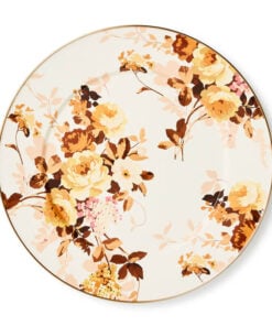 MacKenzie-Childs Wild Rose White Serving Platter