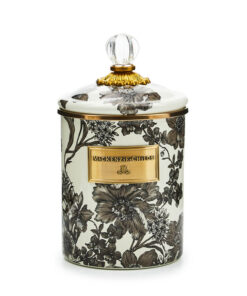 MacKenzie-Childs Sterling English Garden Medium Canister