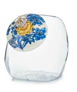 MacKenzie-Childs Cookie Jar With Royal English Garden Lid