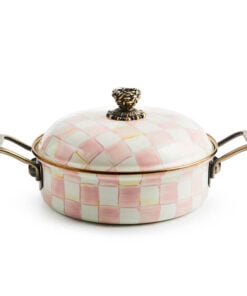 MacKenzie-Childs Rosy Check 3 Qt. Casserole