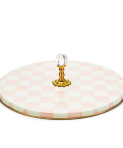 MacKenzie-Childs Rosy Check Cheese Course