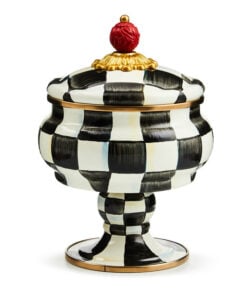MacKenzie-Childs Courtly Check Curiosity Pot