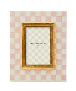 MacKenzie-Childs Rosy Check 4" X 6" Frame