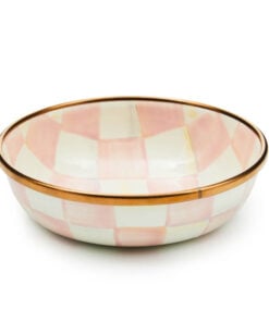 MacKenzie-Childs Rosy Check Relish Dish