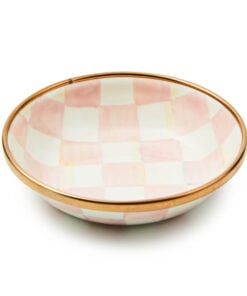 MacKenzie-Childs Rosy Check Dipping Bowl