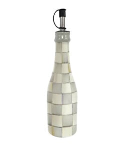 MacKenzie-Childs Sterling Check Farmhouse Oil Cruet