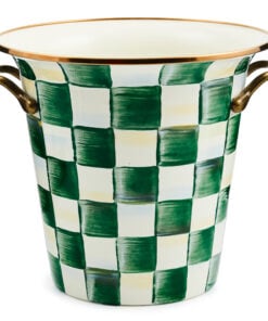 MacKenzie-Childs Emerald Check Wine Cooler