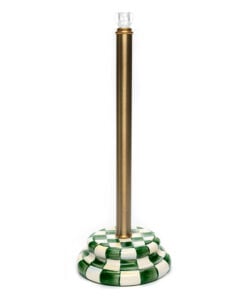 MacKenzie-Childs Emerald Check Toilet Tissue Storage