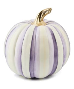 Mackenzie-Child's - Violet Stripe Medium Pumpkin