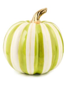 Mackenzie-Child's - Moss Stripe Medium Pumpkin