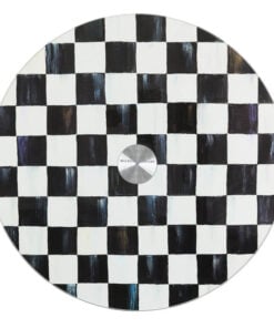 Mackenzie-Child's - Courtly Check Glass Lazy Susan
