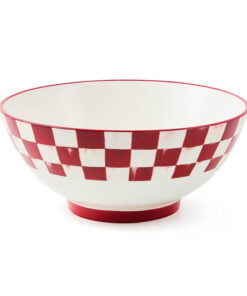 Mackenzie-Child's - Cherry Check Serving Bowl