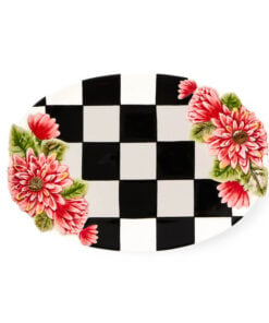 Mackenzie-Child's - Courtly Check Floral Trinket Dish