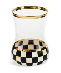 Mackenzie-Child's - Courtly Check Tea Glass